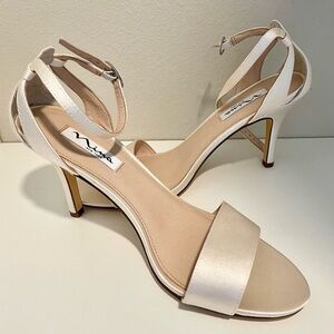 Ivory wedding heels